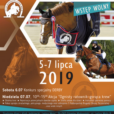 Zawody Ogólnopolskie i Regionalne oraz zbiórka krwi lipiec 2019